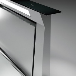 Worktop вытяжка FALMEC DOWNDRAFT GLASS BLACK 900 мм со стеклом без мотора